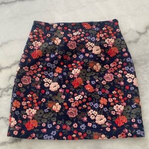Floral Mini Skirt